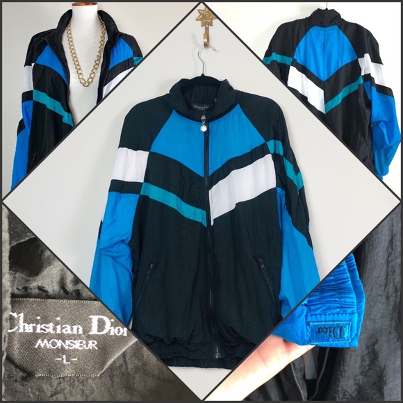 Dior Jackets & Coats | Vtg Christian Dior Color Block Windbreaker | Poshmark